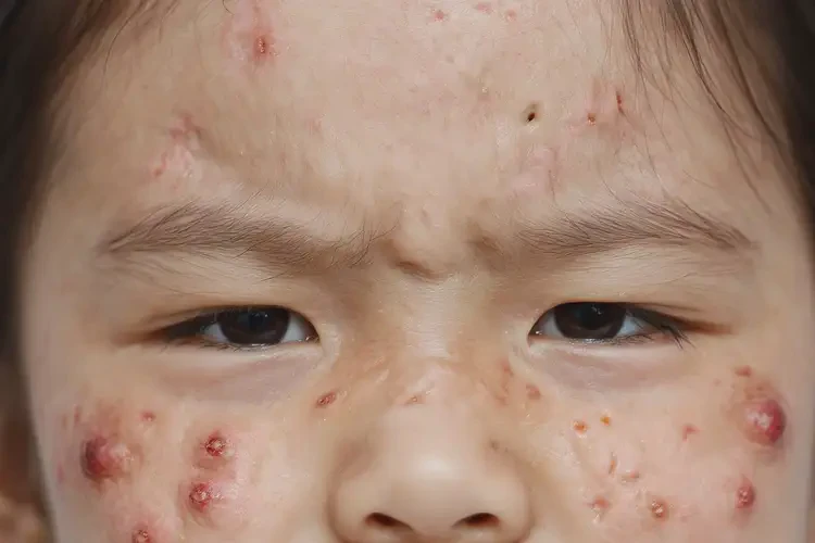 小學生臉上容易長濕疹可以徹底自愈嗎(圖4)