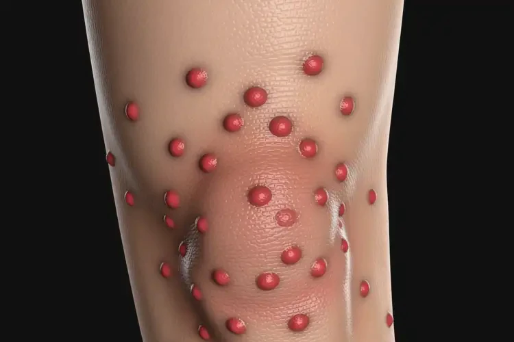 女生小腿上容易起濕疹不管它會自己痊愈嗎(圖2)