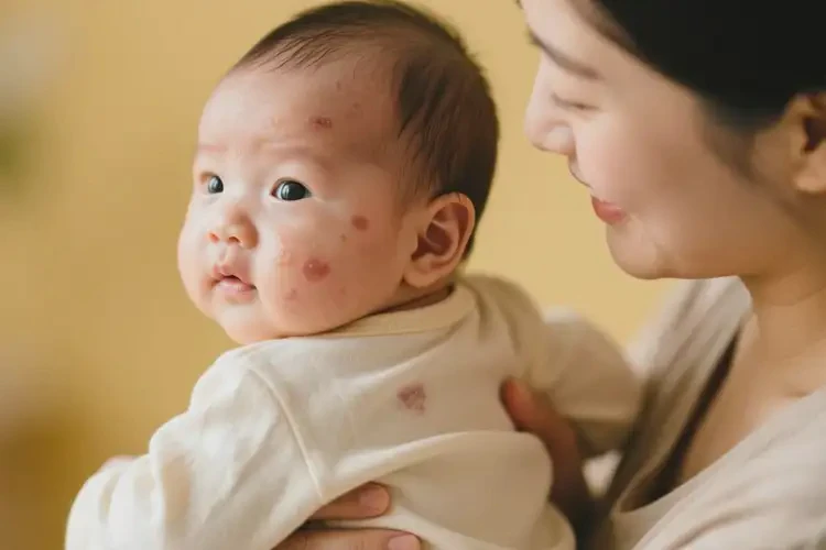 嬰兒全身經(jīng)常起濕疹能靠自己自愈嗎(圖1)