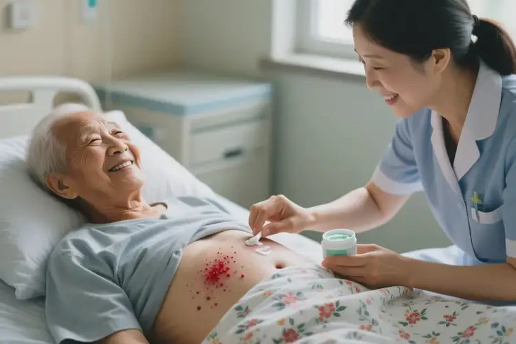 高齡老人肚子上容易起濕疹不管它會自己自愈嗎(圖3)