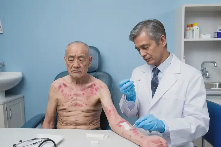 老人四肢有濕疹能夠徹底治愈嗎(圖3)