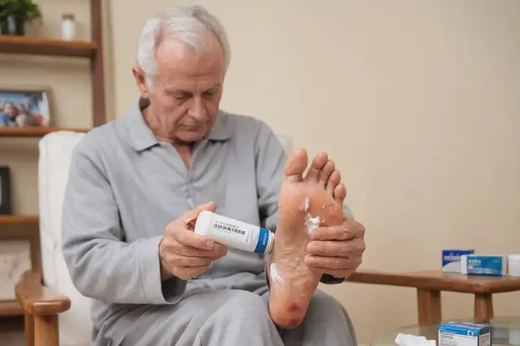 老人腳上偶爾起濕疹不管它會自己痊愈嗎(圖2)