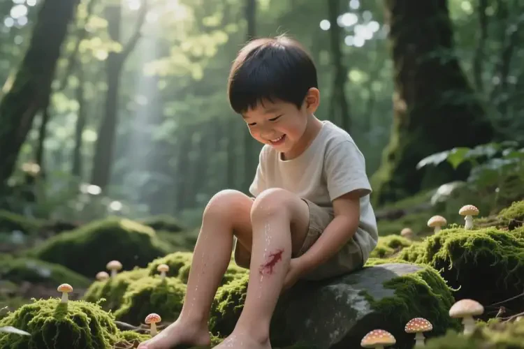 少兒大腿上有濕疹可以徹底自愈嗎(圖1)