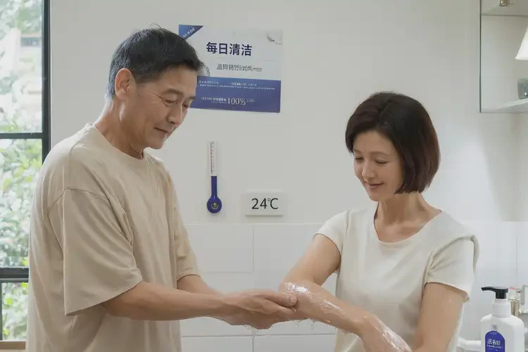 男人大腿上起濕疹不管它會自己好嗎(圖1)