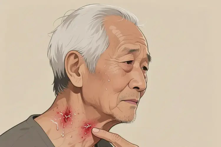 老年人脖子有濕疹能徹底自愈嗎(圖4)