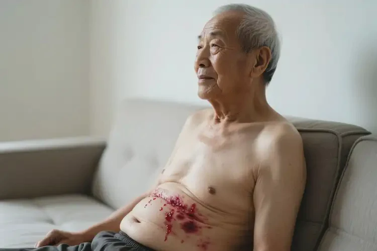 老年人肚子出現(xiàn)濕疹不管它會自己好嗎(圖4)