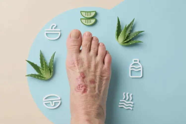 老年人腳上容易長(zhǎng)濕疹可不可以徹底自愈(圖1)