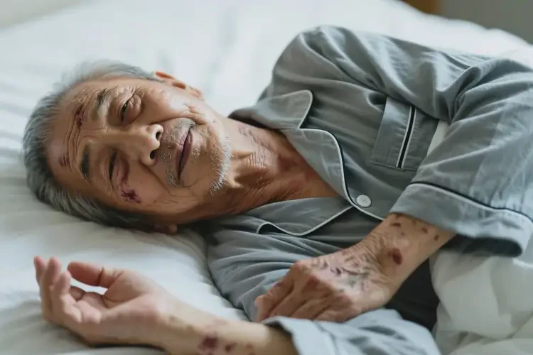 老人全身長濕疹可不可以徹底自愈(圖2)