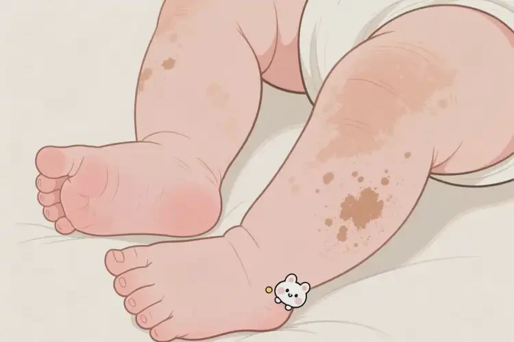 嬰幼兒小腿長濕疹能徹底自愈嗎(圖2)
