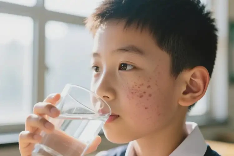 中學(xué)生面部偶爾起濕疹可不可以徹底自愈(圖2)