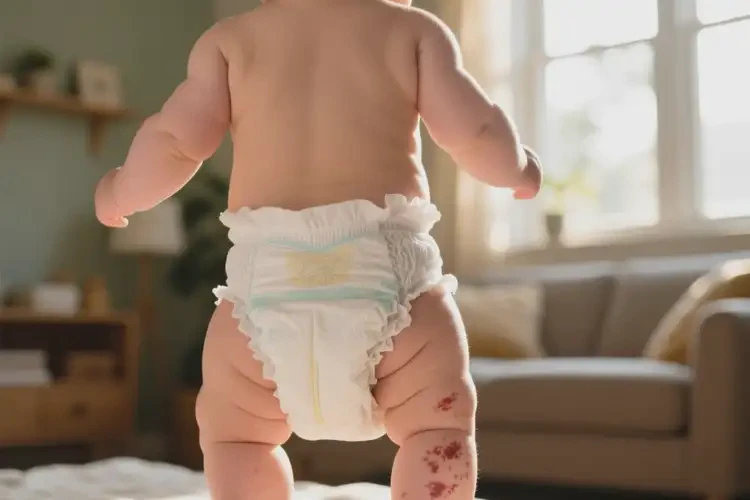 小孩屁股上偶爾起濕疹能徹底自愈嗎(圖1)