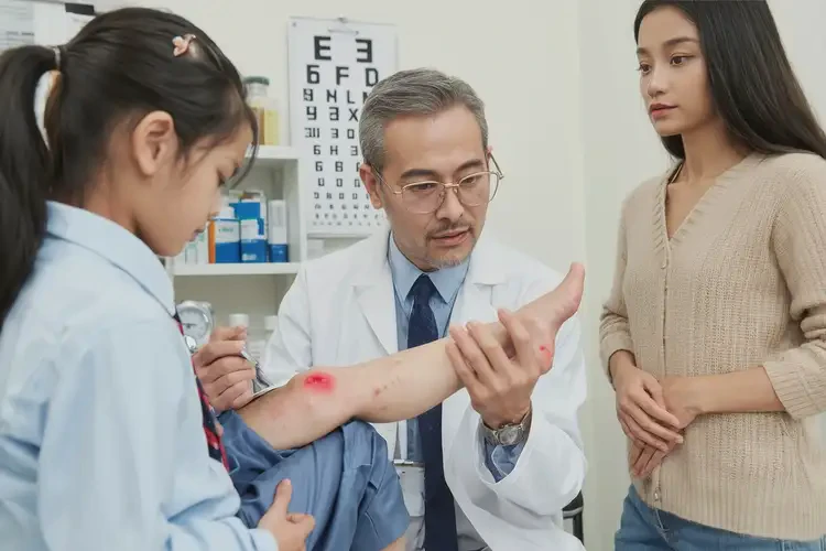 小学生大腿上出现湿疹能不能彻底自愈(图2)