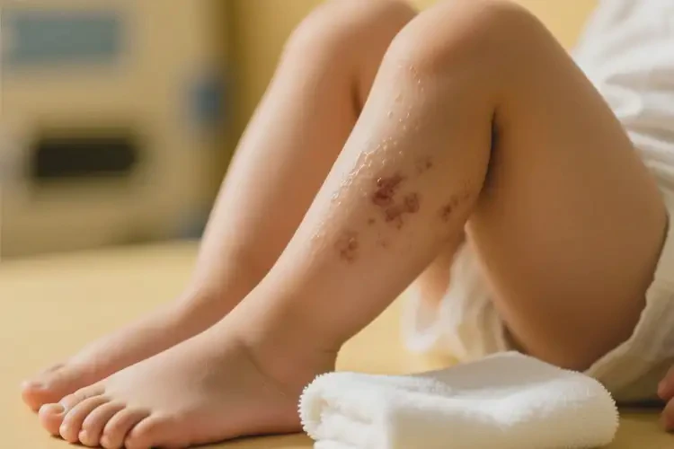 孩子大腿上長濕疹可不可以徹底自愈(圖3)