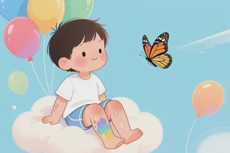 兒童小腿容易長濕疹可以徹底自愈嗎(圖3)