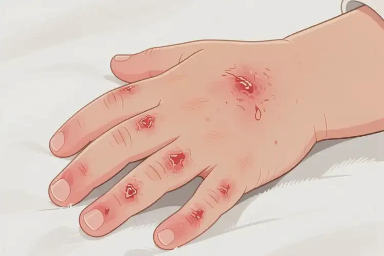 小兒手上容易長濕疹不管它會自己自愈嗎(圖4)