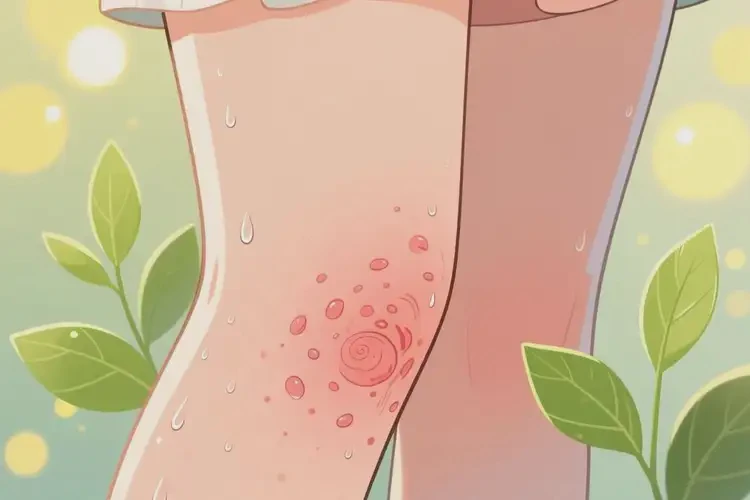 女生大腿上偶爾長濕疹能徹底自愈嗎(圖3)