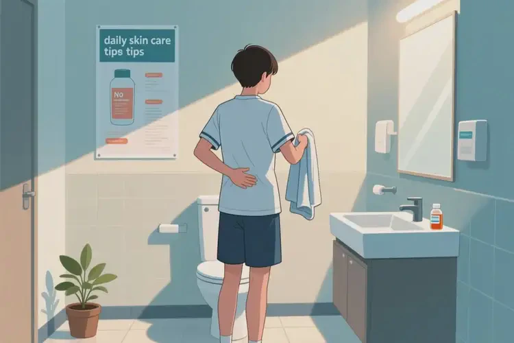 大學(xué)生肛周偶爾起濕疹不管它會(huì)自己自愈嗎(圖1)