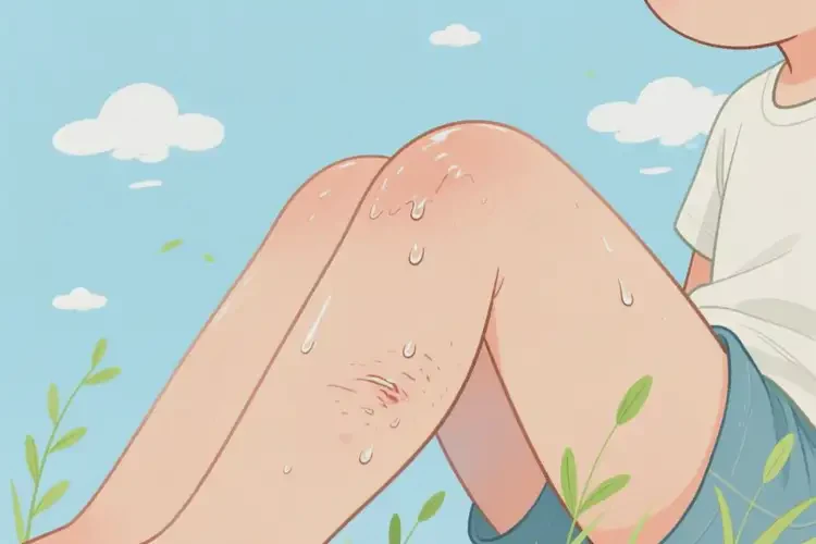 孩子大腿上長濕疹可不可以徹底自愈(圖2)