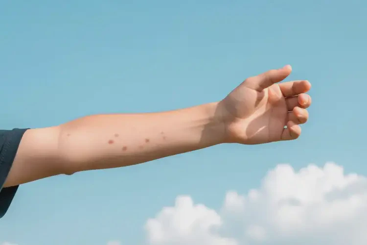 青少年手臂上偶爾起濕疹可不可以徹底自愈(圖1)