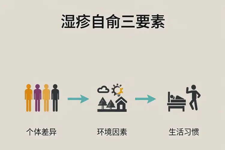 大學(xué)生肚子偶爾起濕疹不管它會(huì)自己自愈嗎(圖2)