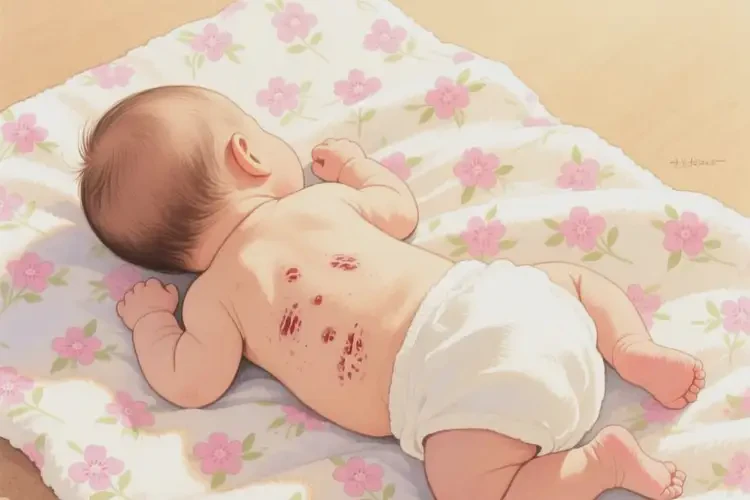 婴幼儿身上长湿疹不管它会自己痊愈吗(图1)