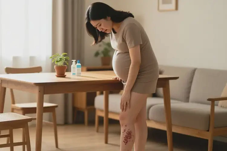 孕婦小腿出濕疹不管它會(huì)自己好嗎(圖2)