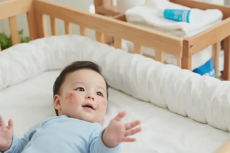 孩子臉上偶爾起濕疹可不可以徹底自愈(圖4)