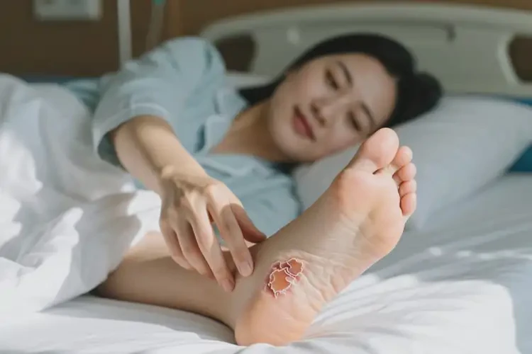 女人腳上出濕疹可以徹底自愈嗎(圖2)