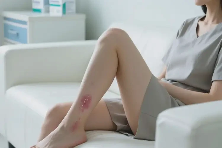 女人小腿容易长湿疹能够彻底治愈吗(图3)