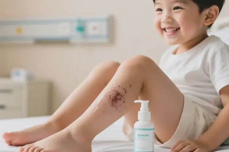 小孩大腿出現(xiàn)濕疹能夠徹底治愈嗎(圖1)