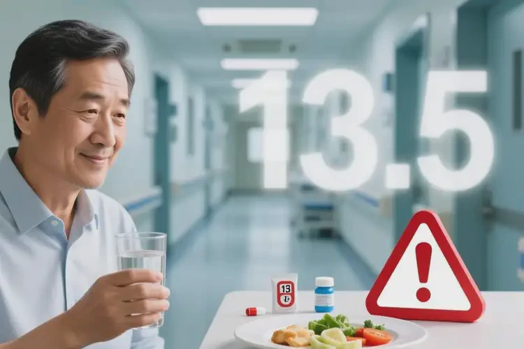 中年人晚上血糖13點5是糖尿病嗎(圖1)