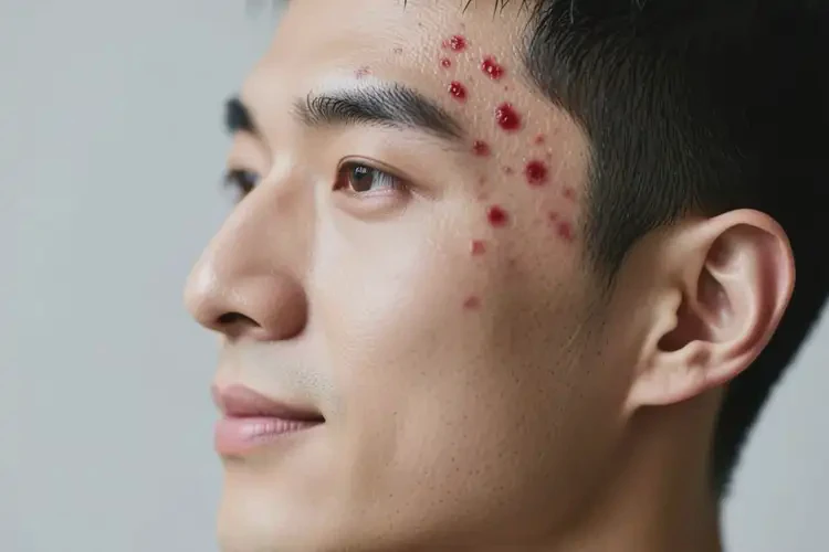 男性面部偶爾起濕疹不管它會(huì)自己好嗎(圖3)