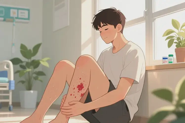 青年人小腿上有濕疹能不能徹底自愈(圖4)