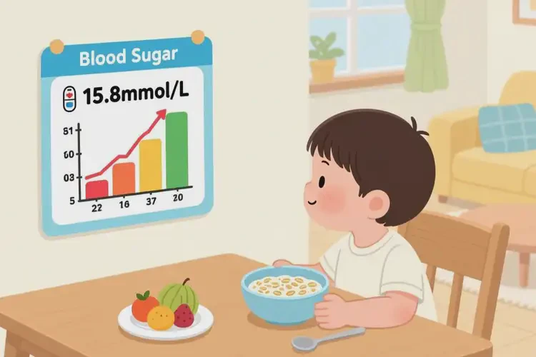 小孩早上血糖15點8是怎么回事(圖3)