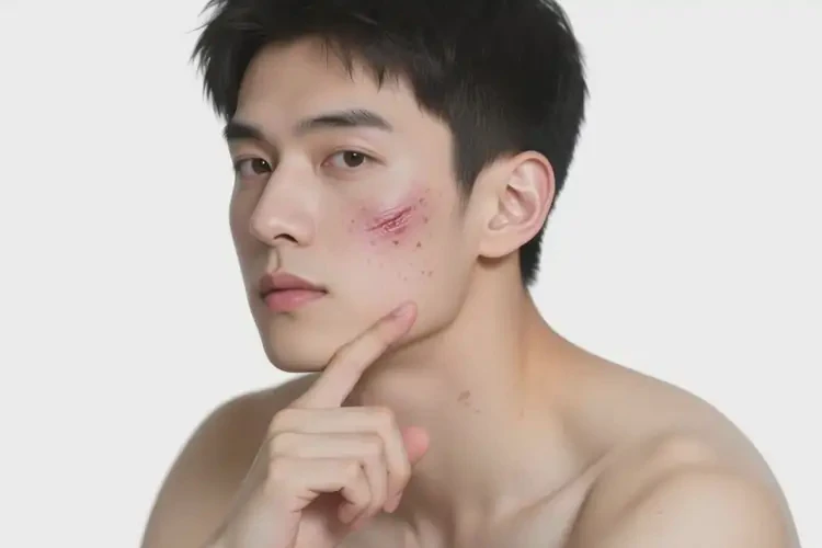 男性脸上容易起湿疹不管它会自己自愈吗(图4)