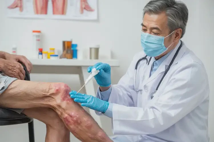 老人大腿上長濕疹不管它會自己自愈嗎(圖3)