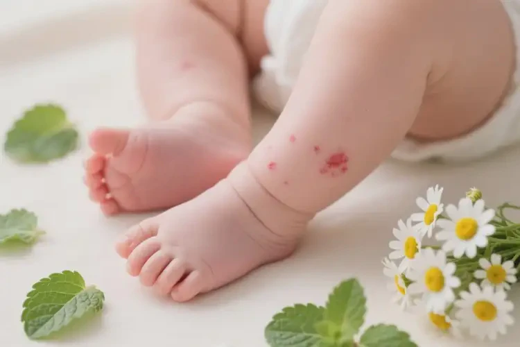 嬰兒小腿上有濕疹不管它會(huì)自己痊愈嗎(圖3)