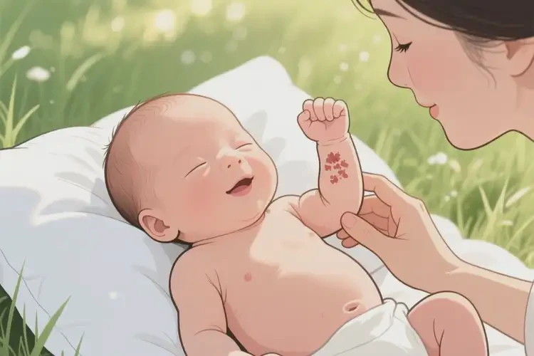 新生兒身上有濕疹能靠自己自愈嗎(圖3)