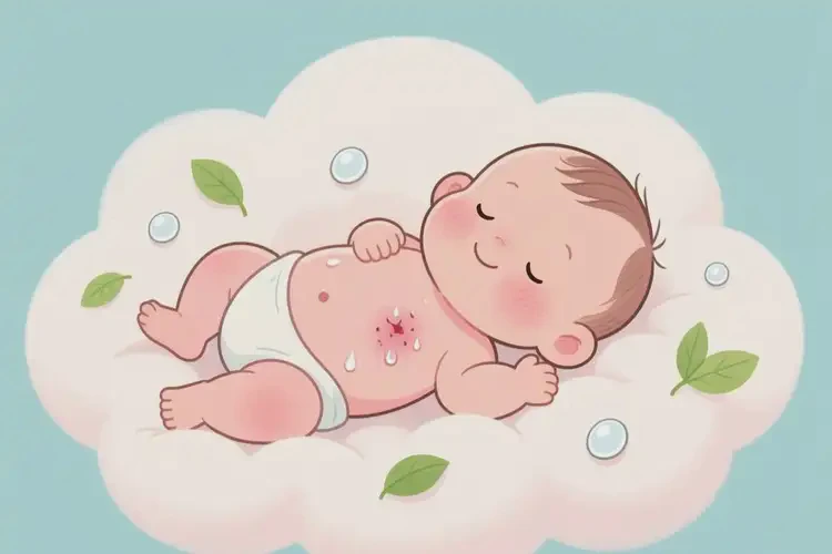 嬰幼兒肚子上出濕疹不管它會(huì)自己痊愈嗎(圖4)