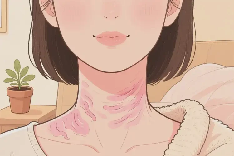 女性脖子出濕疹能徹底自愈嗎(圖3)