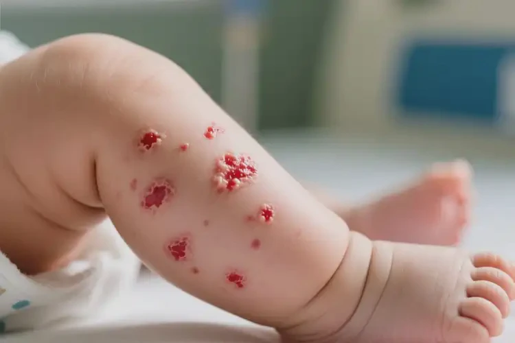嬰兒四肢長(zhǎng)濕疹不管它會(huì)自己痊愈嗎(圖2)