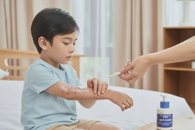 少儿手臂上起湿疹不管它会自己好吗(图1)