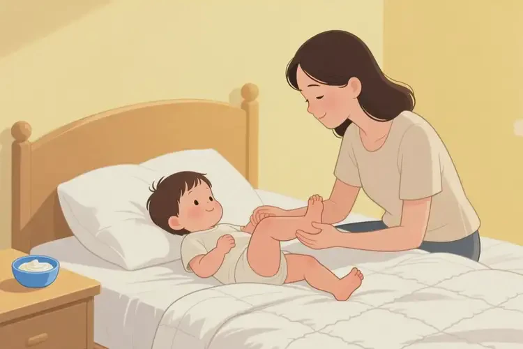 小兒小腿上經常長濕疹能徹底自愈嗎(圖1)