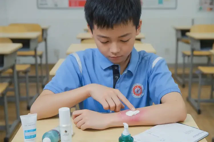 中學(xué)生手臂容易起濕疹不管它會(huì)自己好嗎(圖2)