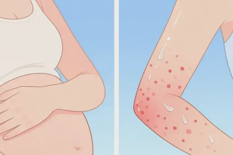 產(chǎn)婦四肢偶爾長(zhǎng)濕疹不管它會(huì)自己好嗎(圖2)