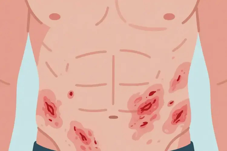 男性肚子出濕疹不管它會自己好嗎(圖4)