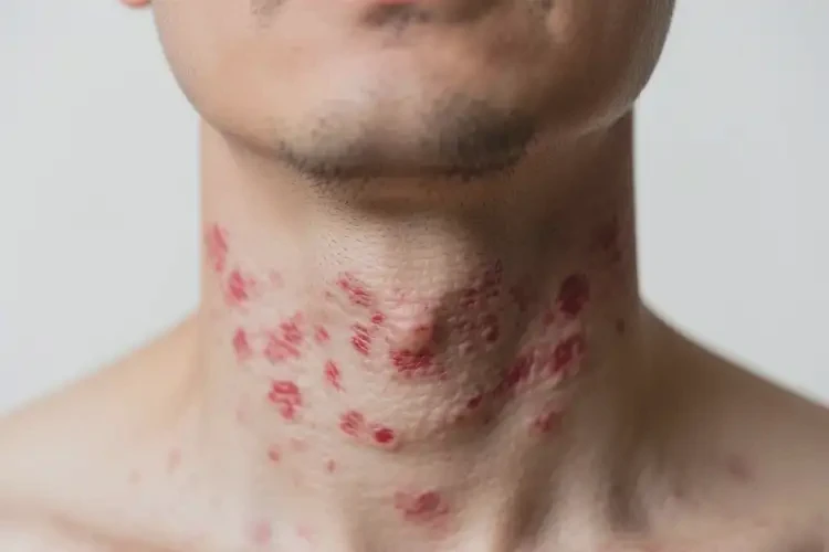 男人脖子容易長(zhǎng)濕疹可不可以徹底自愈(圖3)