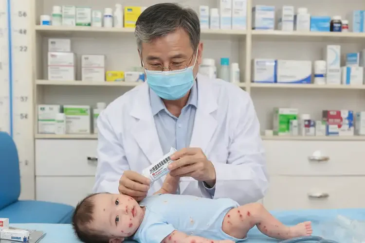 寶寶四肢出濕疹不管它會(huì)自己好嗎(圖2)