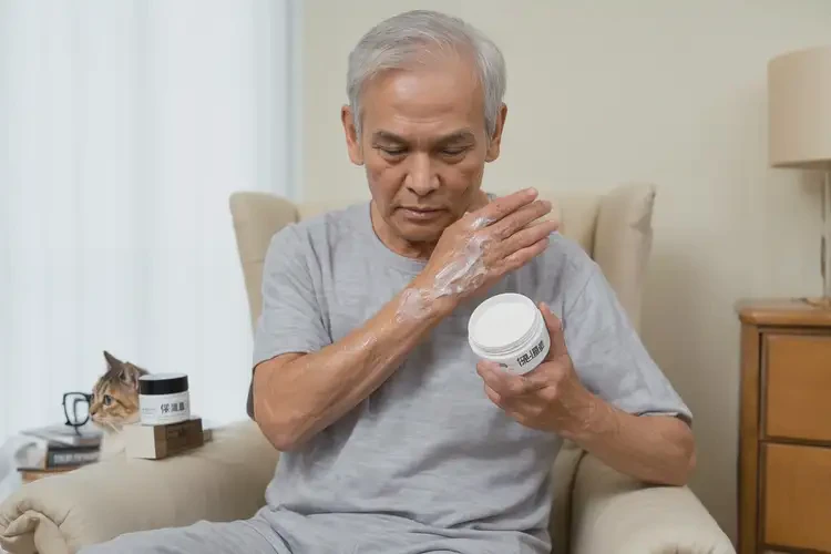 高齡老人脖子上有濕疹能夠徹底治愈嗎(圖3)