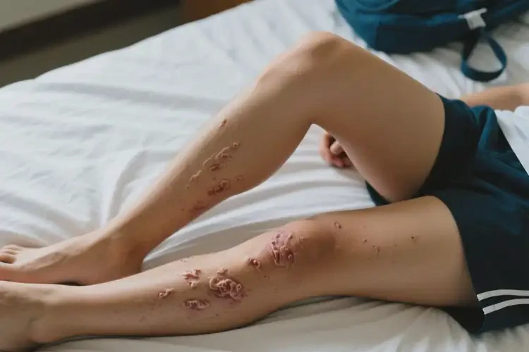 大學生大腿經常起濕疹不管它會自己痊愈嗎(圖1)